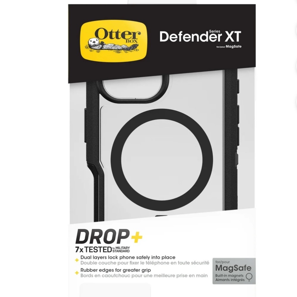 OtterBox Defender Pro XT Black Case for MagSafe iPhone 16 plus